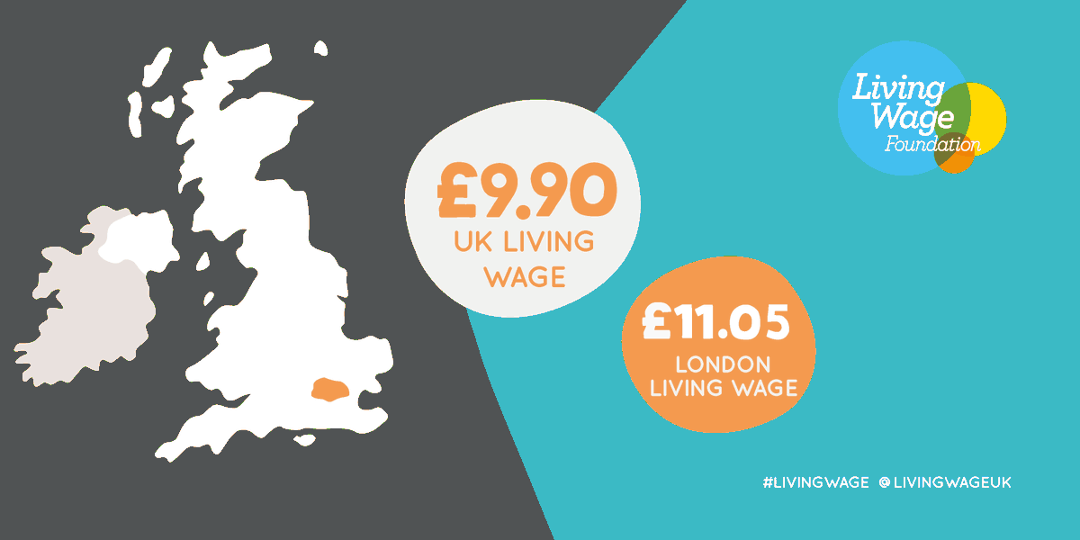 The NEW #LivingWage rates for 2021/22 are out! 🎉

Both our UK and London Living Wage rates have risen, meaning a pay rise for hundreds of thousands of workers.  

Find out more about the new rates ⬇️ #LivingWageWeek

livingwage.org.uk/real-living-wa…