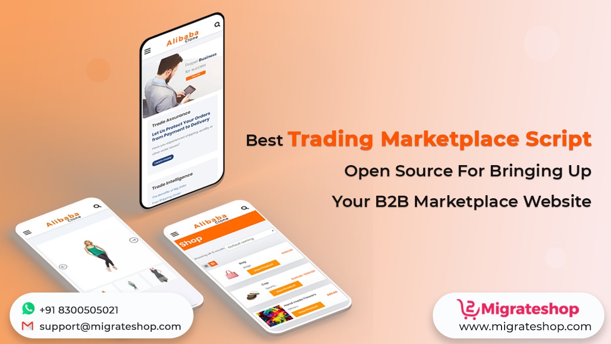 migrateshop's tweet image. Best Trading Marketplace Script Open Source For Bringing Up Your B2B Marketplace Website
Click Here: bit.ly/31vfFwv
#alibabaclone #alibabaclonescript #marketplacescript #b2bmarketplace #marketplacebusiness #b2btrading #b2bmarketplacebusiness #migrateshop #business