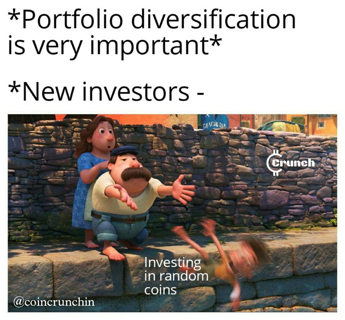 coincrunchin's tweet photo. Is your #portfolio diversified?👀 https://t.co/YS3wCY5SJe