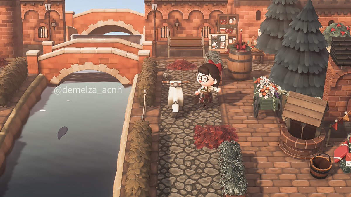 demelza_acnh's tweet photo. A stroll around town 🍃🪵 https://t.co/aguSv18TMr