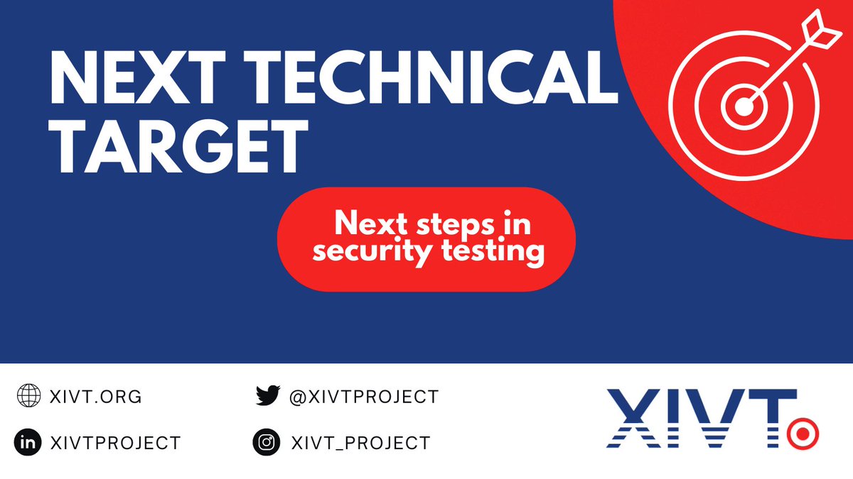 XIVTproject's tweet image. 🛡️ Regarding the #securitytesting field, steps are taken in the direction of #tooldevelopment, finalizing tools that have been evaluated on use cases as well as developing follow up tools and assessments on use cases.
#XIVT #XIVTProject (1/4)
xivt.org