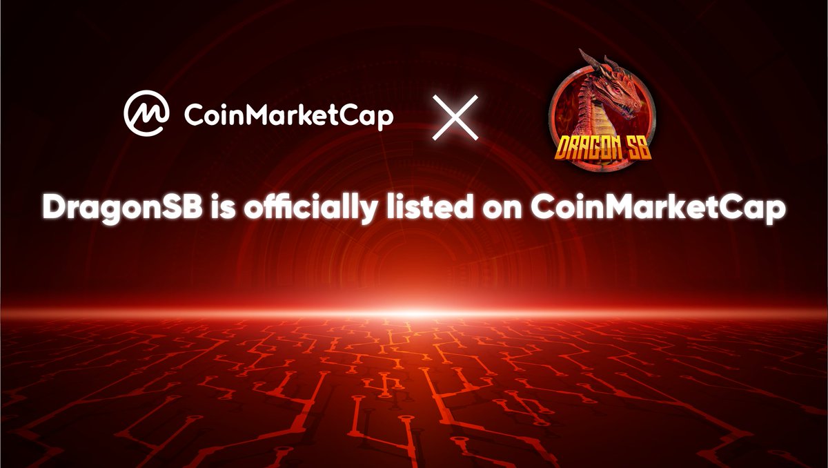 Rich79_Capital's tweet photo. 🎉 DragonSb is now on CoinMarketCap 

🔥 Great news to our warriors!
💥 DragonSB is now listed on CoinMarketCap - the world's most trusted &amp; accurate source for crypto market capitalizations, pricing, and information.
👉 Check now at: https://t.co/cYHlTsPvv8 https://t.co/bR3ZS3kA9G