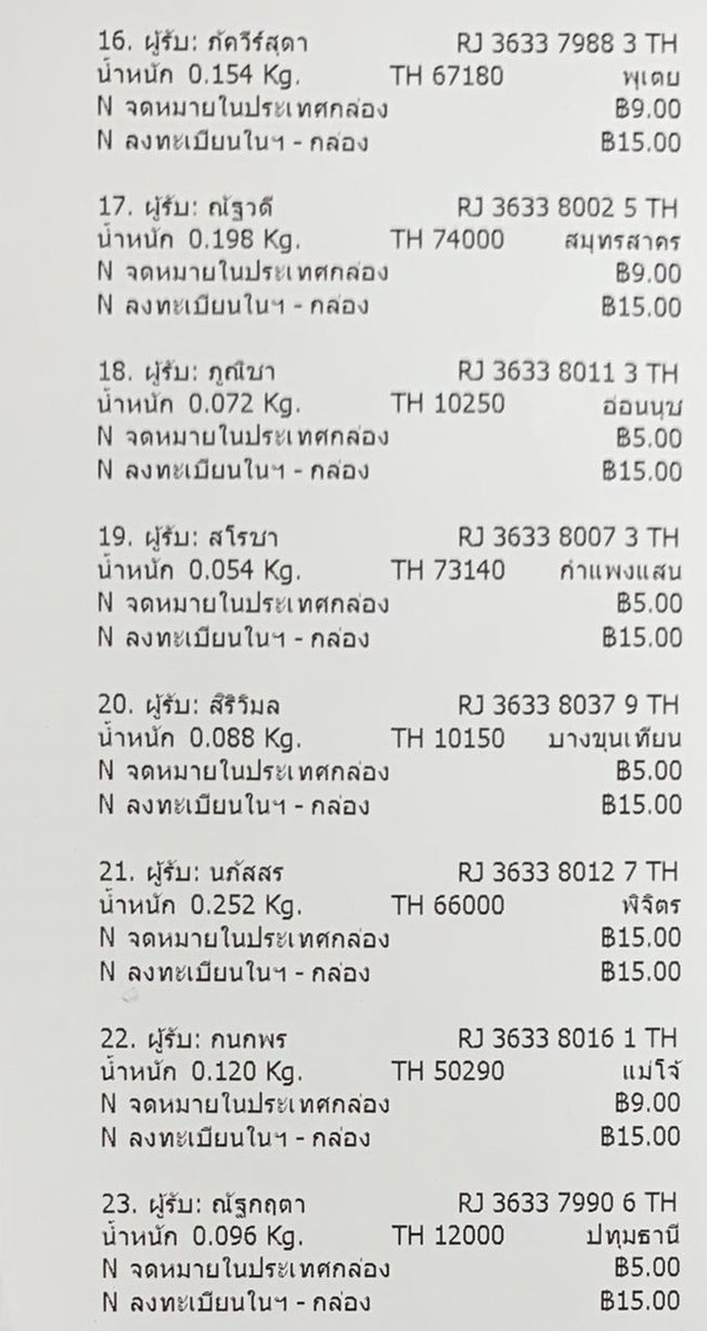 although_ik's tweet photo. 📮 รอบส่งในไทย 15/11/2021
#althoughtracking https://t.co/5OB5pGhH5B