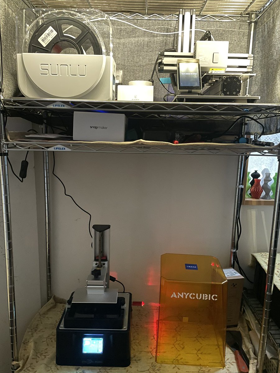 3DZ_WorlD's tweet photo. 新しい仲間が増えた。
#snapmaker
#snapmakeroriginal
#anycubic
#photonmono https://t.co/RlP2eVxqWp