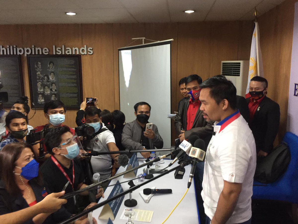 RCAMBP's tweet photo. Dialogue &amp; Open Forum on the Economic Compass Pillars 5 (EComP5) with Hon. Emmanuel "Manny" D. Pacquiao, Senator of the Philippines https://t.co/xZ6AL0vt7f