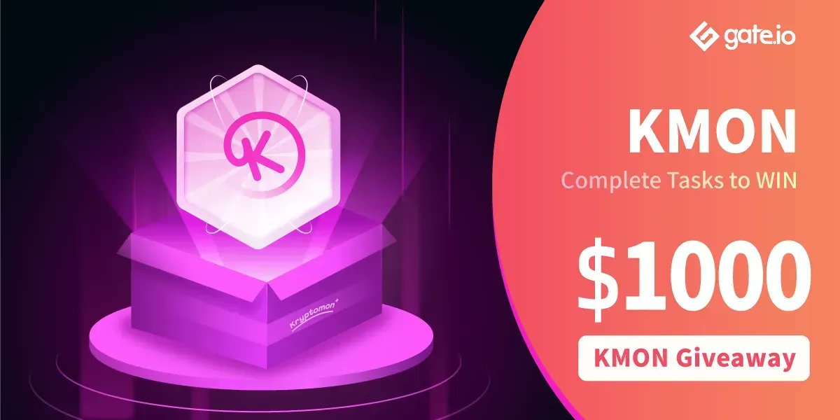 Gate's tweet photo. Get Your Hands On Our https://t.co/8kWqgEeplL #Giveaway

Share A $1K $KMON Prize Pool

Tasks
Follow @gate_io &amp; @KryptomonTeam
Retweet &amp; @ A Friend
20 Lucky Participants Will Win $50 Each

Participate:  https://t.co/T9eYCvHdOu

#crypto #Gateio https://t.co/gSJrWql0mI