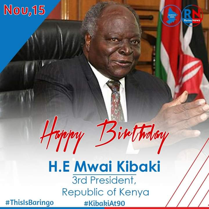 Happy birthday Rt. President Stanley Emilio Mwai Kibaki!! 
