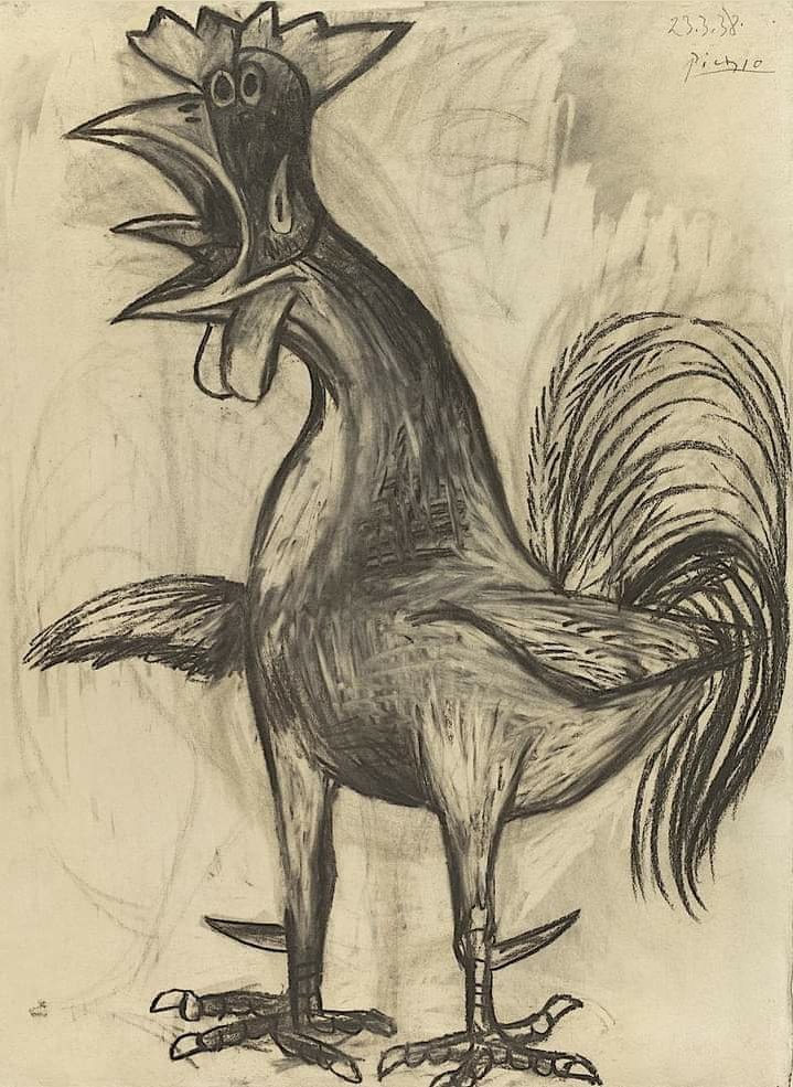 tkubanova1's tweet photo. Пабло Пикассо
«ПЕТУХ», 1938 год. https://t.co/8TyKYyg75v