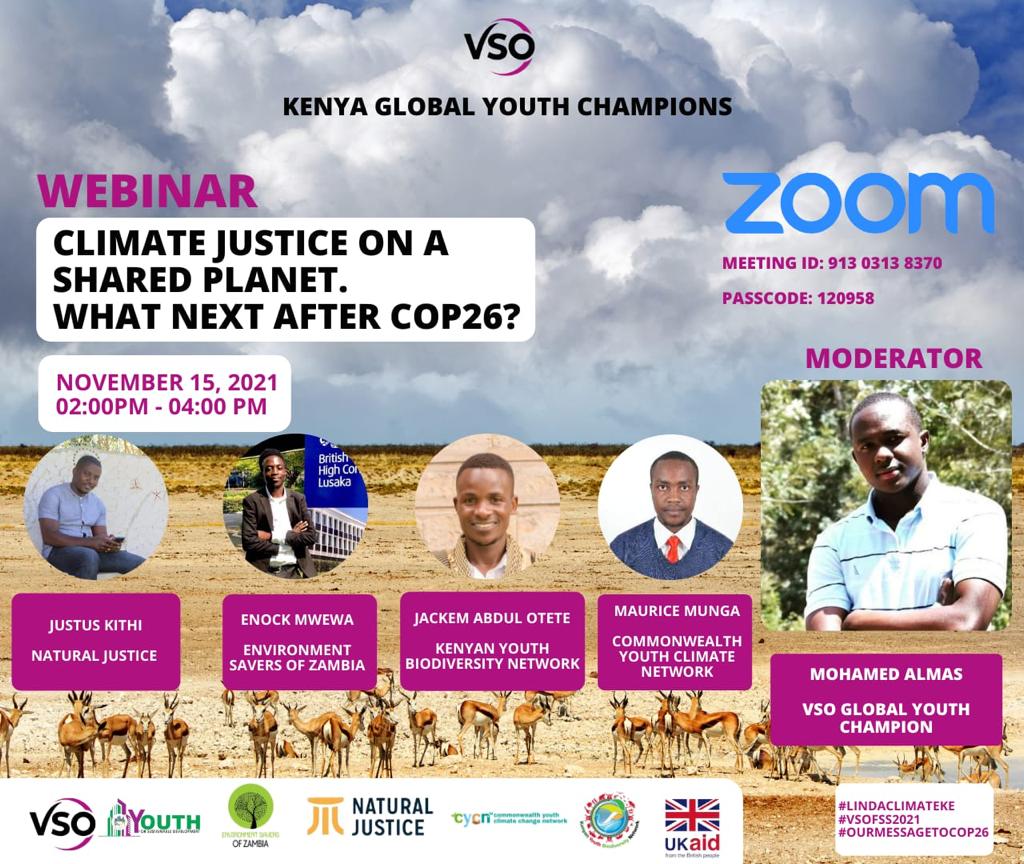 youth_actionke's tweet photo. With #COP26 being another failure by world leaders to adequately respond to the urgency of the #climatecrisis and its devastating impacts, what are the implications on vulnerable communities especially in the Global South? Join @otetejackim and others, to discuss way forward. https://t.co/EX5f8LXWYo