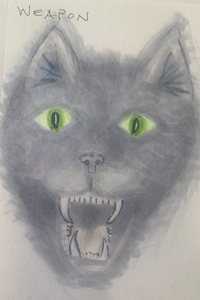 katz0rn's tweet photo. #doodletogether weapon 🦷 https://t.co/C0C3UNJJDK