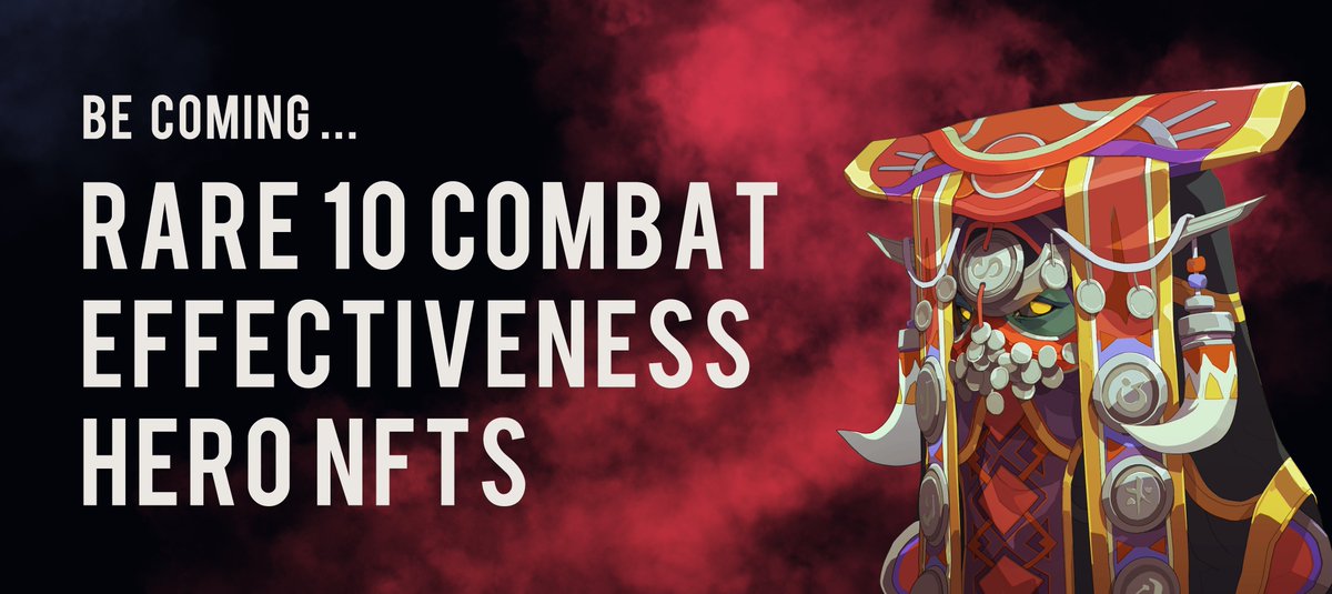 CyberHunter66's tweet photo. Rare 10 Combat Effectiveness Hero NFTs
Be  coming ...
#cyberhunter #NFT  #NFTCommunity https://t.co/Gcuc65AKFP