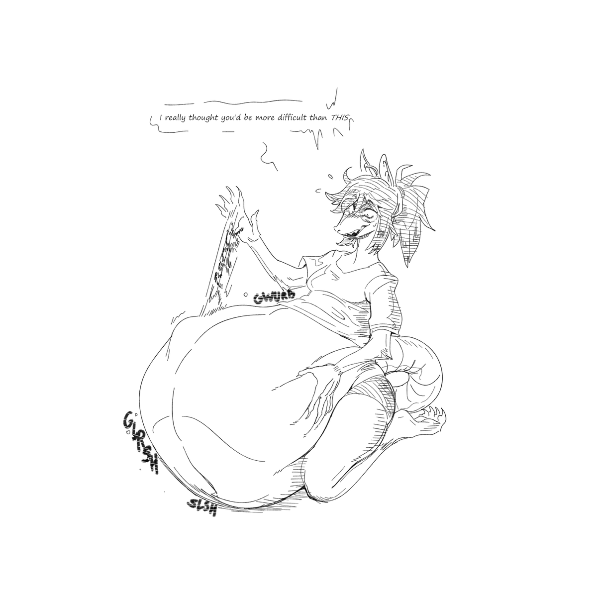 GrindaViking's tweet photo. Commission for @possgut ! That's a fun party trick. https://t.co/3xp0B1r9qJ