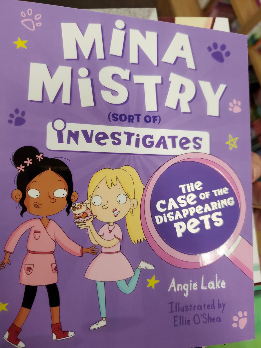 Jenann4r's tweet photo. Discovered this fun, new series at @AndersonsBkshp tonight. Looking forward to meeting Mina. @AngieLakeAuthor @BinnyBooDraw https://t.co/6lIffNm1Aj