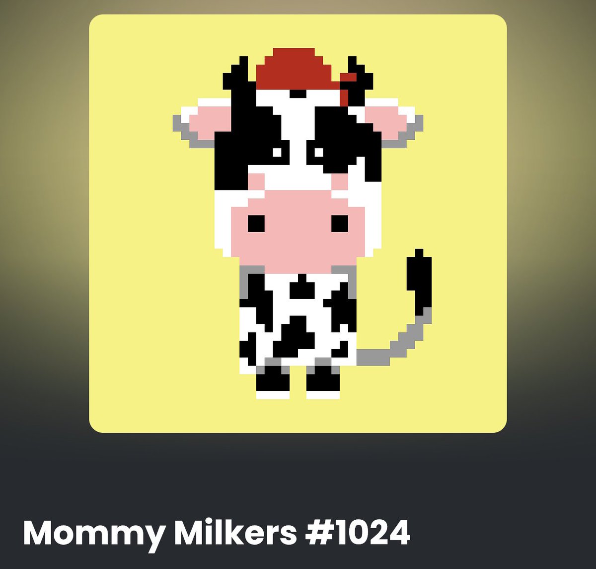 Mommy Milker #1024
🤍🐮🥛🍪
Check out my links in bio!
opensea.io/assets/matic/0…
#NFT #NFTCommunity #NFTs #nftart #shiba #ShibaCoin #NFTartist #NFTarts #NFTshill #ETH #Polygon #ELON #hopingforfirstsale #opensea #OpenSeaNFT #NFTcollectibles #nftcollectors #openseanfts