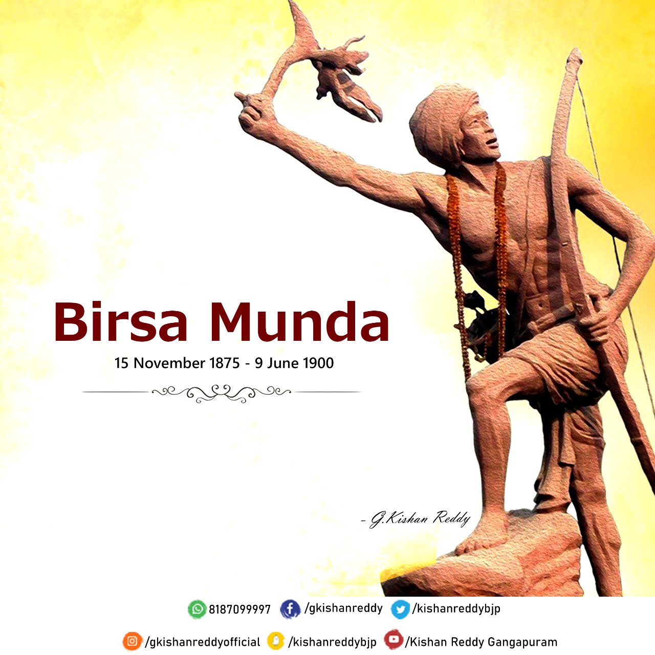 Photos: Birth anniversary of Birsa Munda