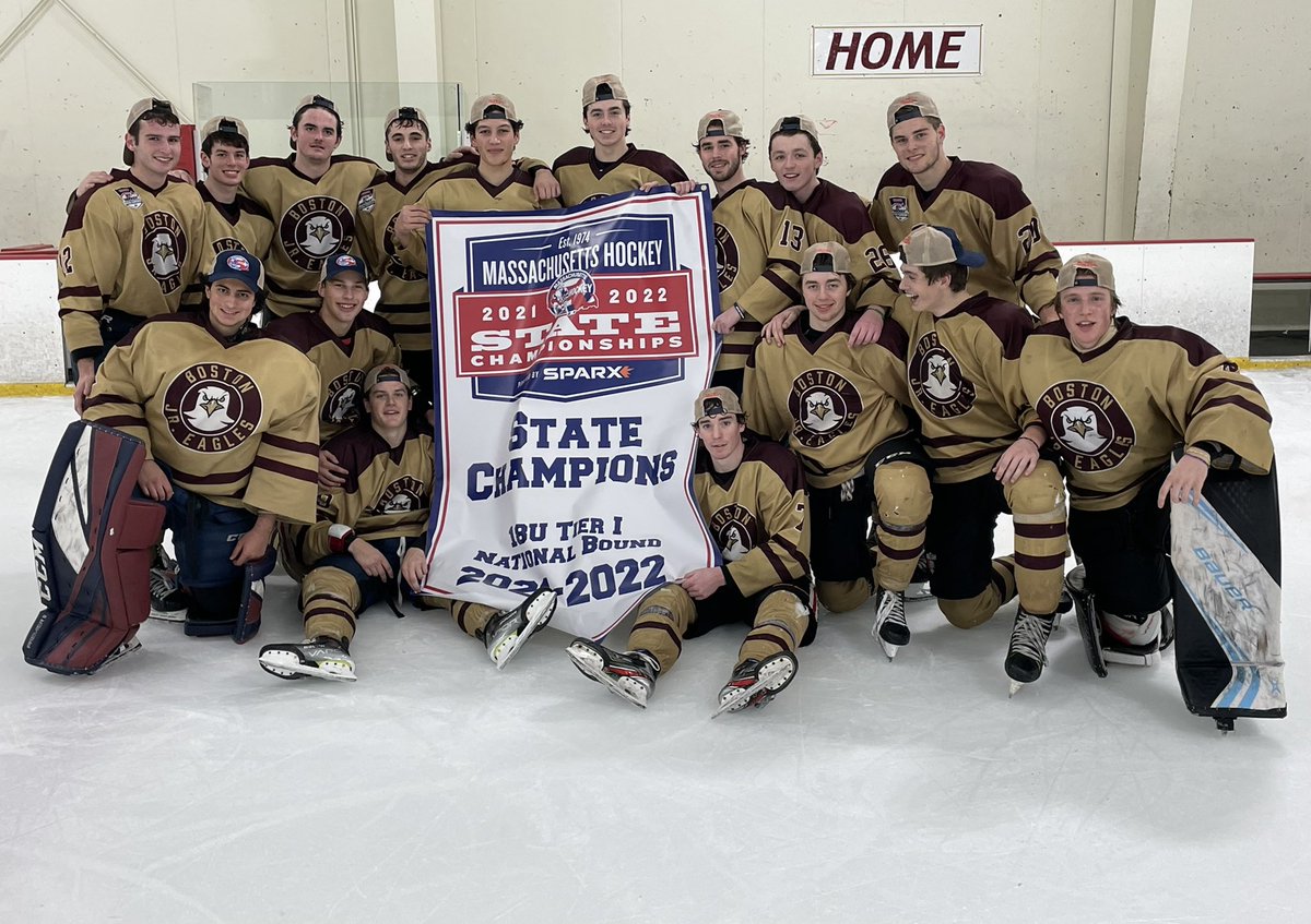 Here is your 18UTI <a href="/Mass_Hockey/">Massachusetts Hockey</a> State Champions!🦅🏆 #Nattys #NattyBound