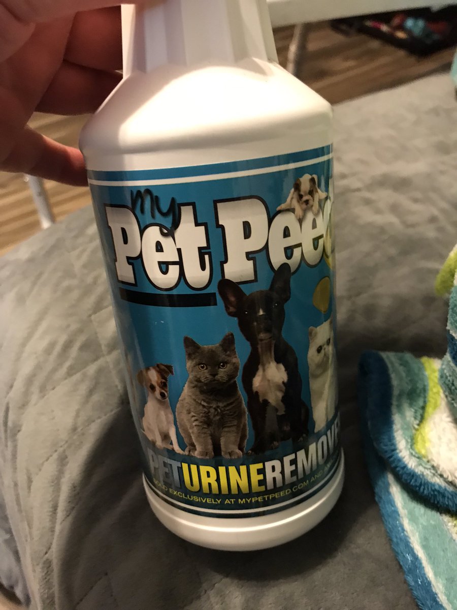 AngelaNRhoades's tweet photo. FYI. This stuff works SO well! It is amazing. I have a white couch and my dog had a cut on his leg… see where I’m going with this. No scrubbing no rubbing. Just sprayed and literally vanished before my eyes!! #mypetpeed https://t.co/k86NL1OR0E