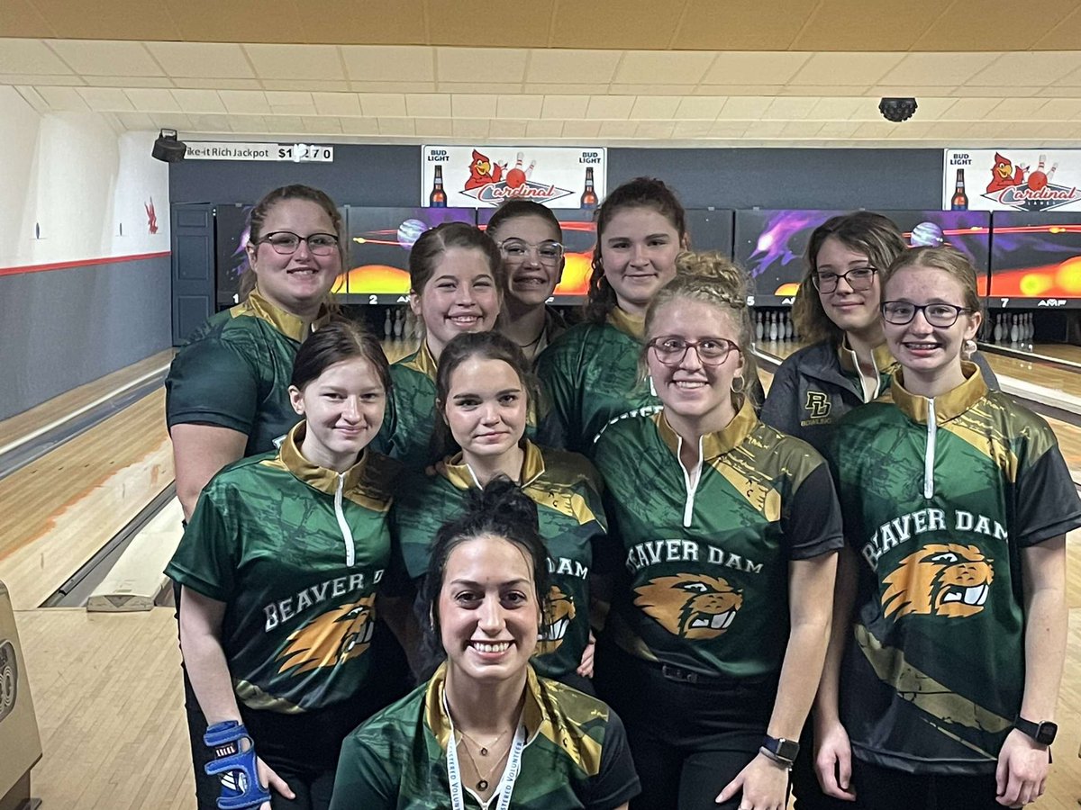 BeaverBowling's tweet photo. Congrats to the Beaver Dam Girls Varsity Bowling Team who started the season off 2-0!! Go Beavers💚💛 https://t.co/e1IK5aXibl