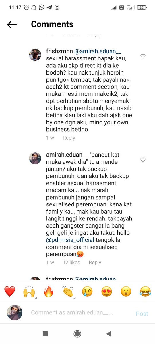 mxrawrrrr_'s tweet photo. savage sangat la tu sampai kena sexualised orang lain. sampai bila perempuan nak kena terima stupid jokes macamni dari lelaki? makanan ruji korang memang cakap benda benda kotor eh https://t.co/PdZVj0vPuG