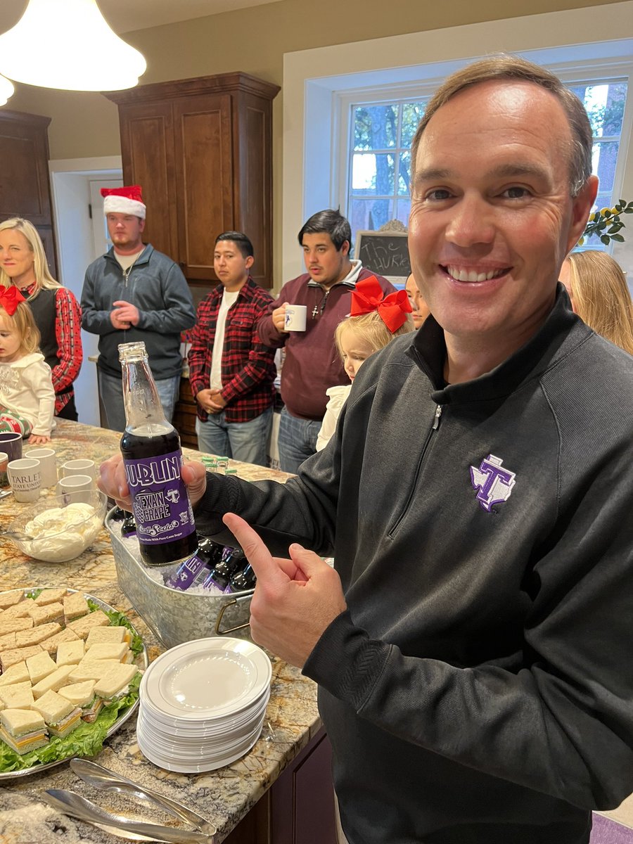 Dr. James Hurley (@tarletonprez) on Twitter photo Just when you thought Dublin Purple Soda couldn’t get any better…<a href="/DublinBottling/">Dublin Bottling Works</a> agreed to change the name to Texan Grape and co-brand our <a href="/TarletonState/">Tarleton State University</a> logo. Life is good! 💜🥤🙏 Just when you thought Dublin Purple Soda couldn’t get any better…<a href="/DublinBottling/">Dublin Bottling Works</a> agreed to change the name to Texan Grape and co-brand our <a href="/TarletonState/">Tarleton State University</a> logo. Life is good! 💜🥤🙏