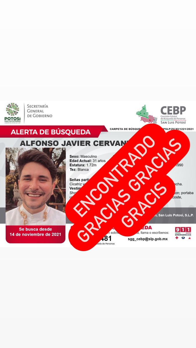 paulapbenitez's tweet photo. GRACIAS por difundir. @pon_cervantes ya está con su familia. Gracias 🙏🏼 https://t.co/VqLk6M8sLA