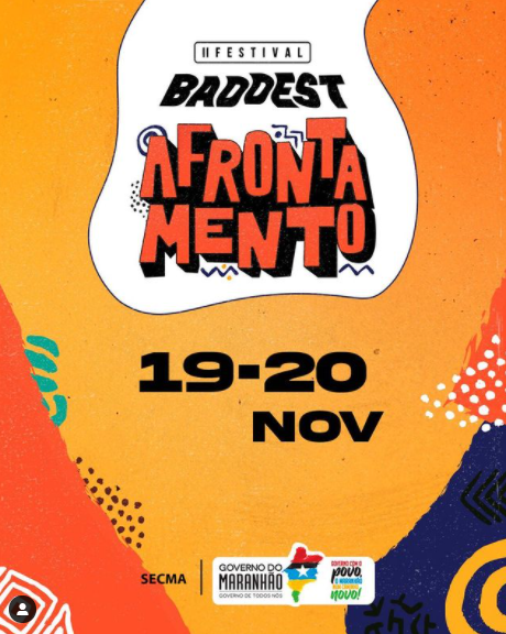 jurribs's tweet photo. Afrontamento
> 19 e 20/11 (sem infos de horário/local)
Vão rolar shows, performances, discotecagem, debates e o #AFROlab, uma imersão para impulsionar a inserção de artistas negros, mulheres e LGBTQI+s no mercado fonográfico
https://t.co/4BopZLksvX https://t.co/KqCEWPzs9U