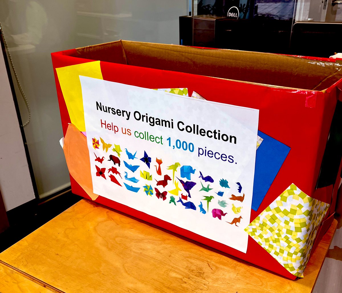 Can you help us reach 1000 prices? Collection boxes in both Showa and Shibuya entrances. Let’s get folding!