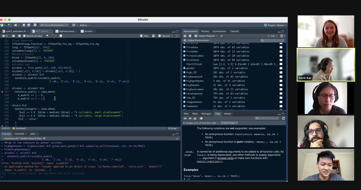 fonti_kar's tweet photo. Our final #UNSWcodeRs drop-in help session of the year! Its been nice to take a break and help others with their #code virtually! Thank you everyone that has contributed to the community 👩‍💻🧑‍💻👨‍💻🙏 https://t.co/9zV76slbBR