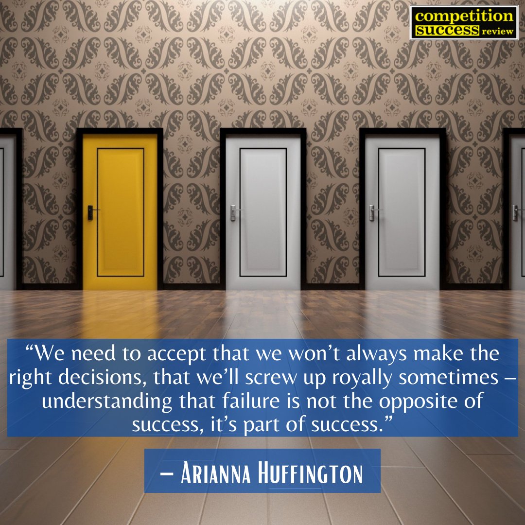 csr_csrmagazine's tweet photo. “We need to accept that we won’t always make the right decisions, that we’ll screw up royally sometimes – understanding that failure is not the opposite of success, it’s part of success.”
– Arianna Huffington
.
.
.
#CSRMagazine https://t.co/kOuOdDgbCC