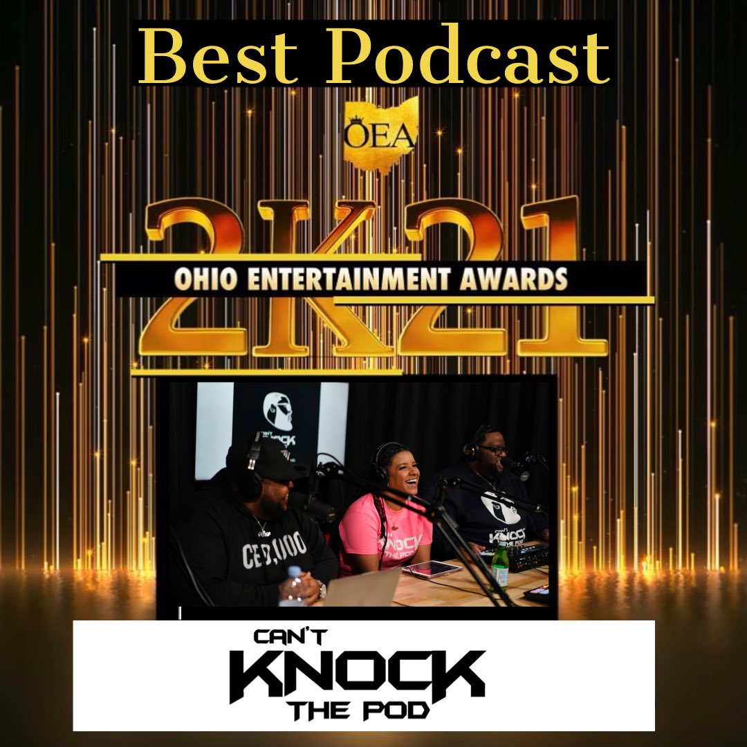 ChipBanks's tweet photo. Congratulations to my dog, my brotha @ArtWardSL for his hard work, dedication, vision and consistency!! I’m proud of you!! @cantknockthepod took home the award for BEST PODCAST at the Ohio Entertainment Awards!! What better way to celebrate our 100th episode!!! #CKTP #RoadTo100 https://t.co/c4ohdxwJHa