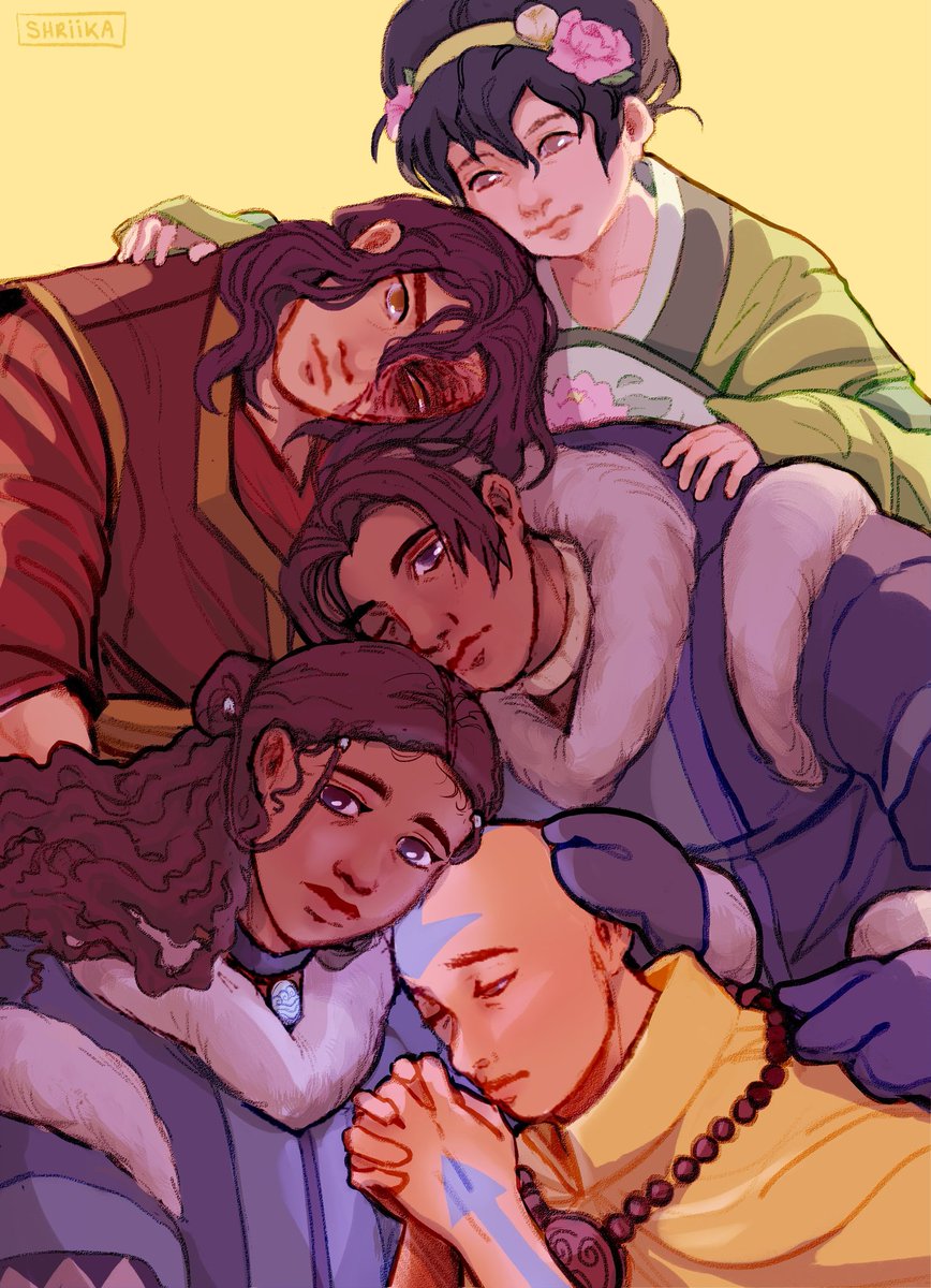 finally finished this portrait of the gaang 🥺 #atlafanart