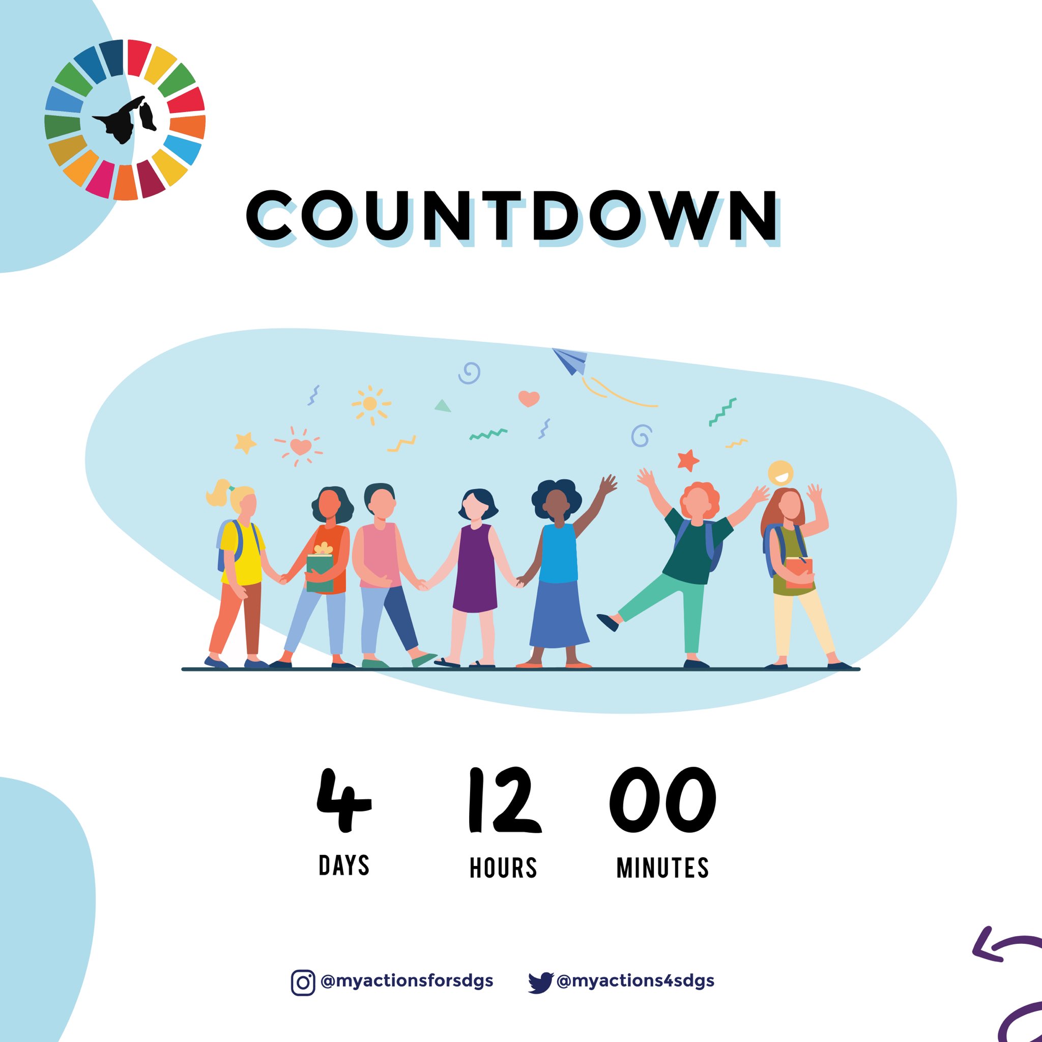 myactionsforsdgs.bn on X: &ldquo;4 days 12 hours from now, kids will 