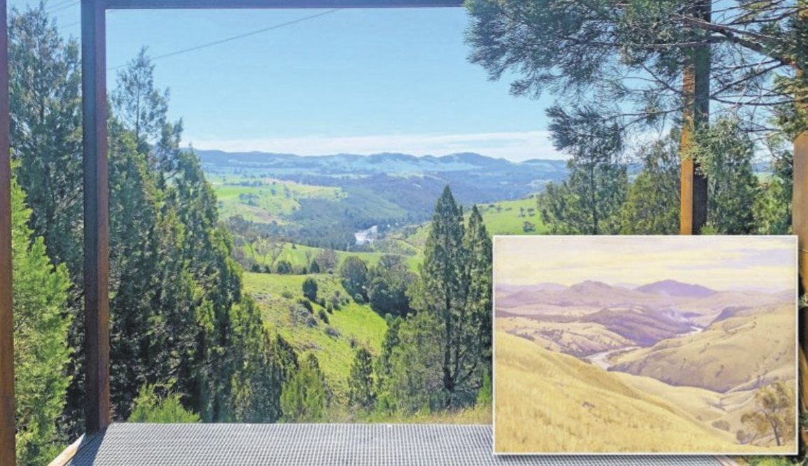 TimYowie's tweet photo. One for all the #bushwalking #art aficionados out there.

A new #track @Ginninderry in Canberra to the very spot of Elioth Gruner's famous 1937 #painting of the #Murrumbidgee Valley.
 
Find out more in my @canberratimes column this week: https://t.co/9OniplDAnx https://t.co/Fvdbq4FrlN