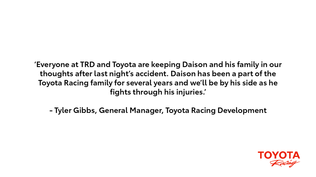 TOYOTA RACING USA tweet media