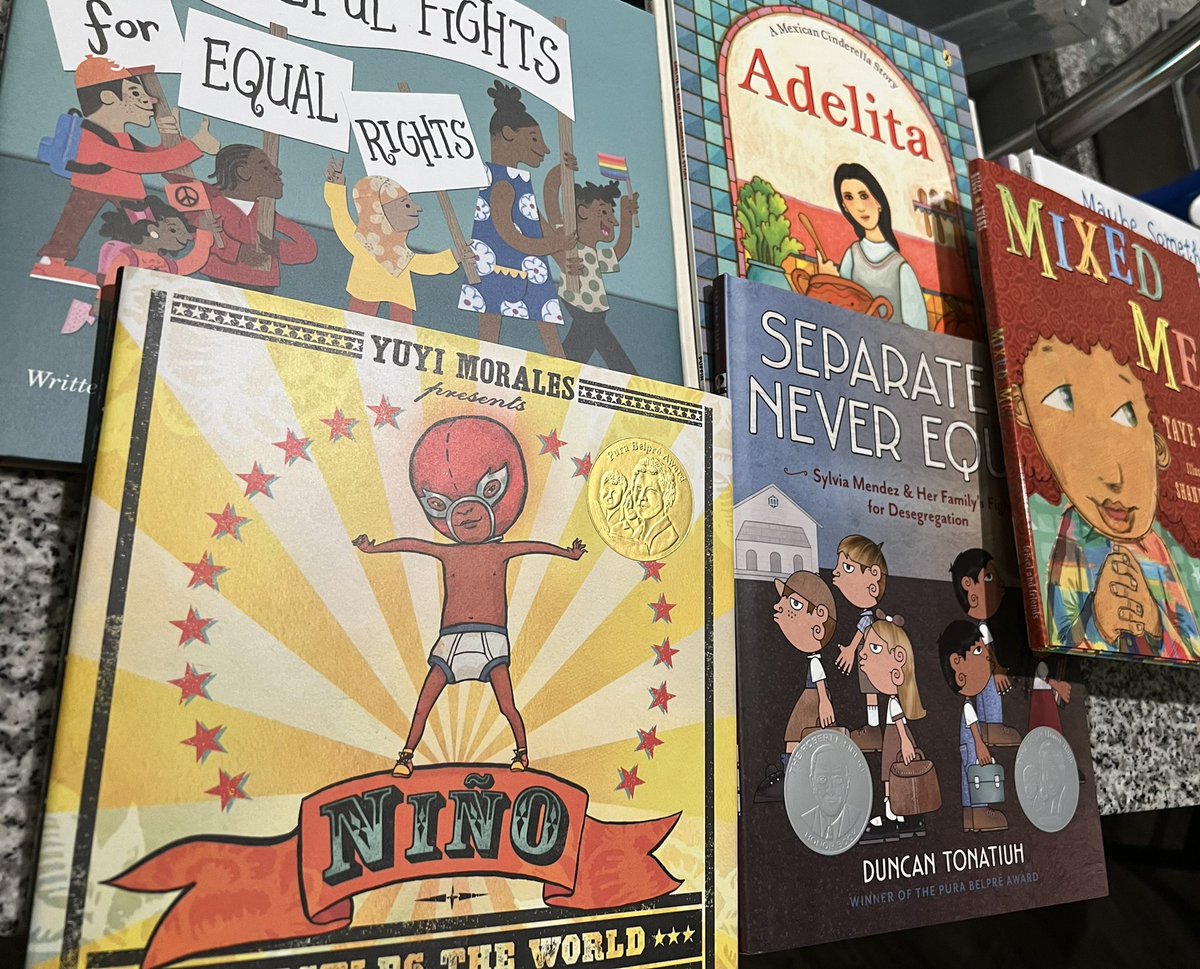 Mrs_GarciaG's tweet photo. Newest addition to my classroom library!📚
Thankful for the donors who helped fund my project for my students to have access to books that will help them learn about the many different cultures that make up our very diverse community! @DonorsChoose https://t.co/ZfUUadihLq