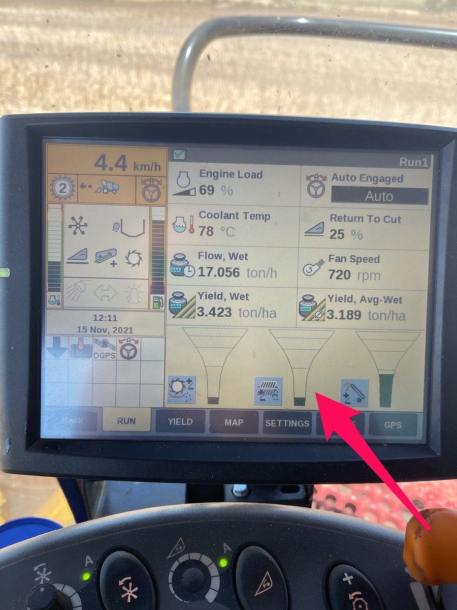 Can anyone tell me if the sieve loss indicator is absolute, or relative to yield? Ie if there’s 100kg/ha lost out the back in both a 1t/ha and a 3t/ha crop will be the loss readout on screen read the same or not? All things being equal with regards to the loss sensitivity setting