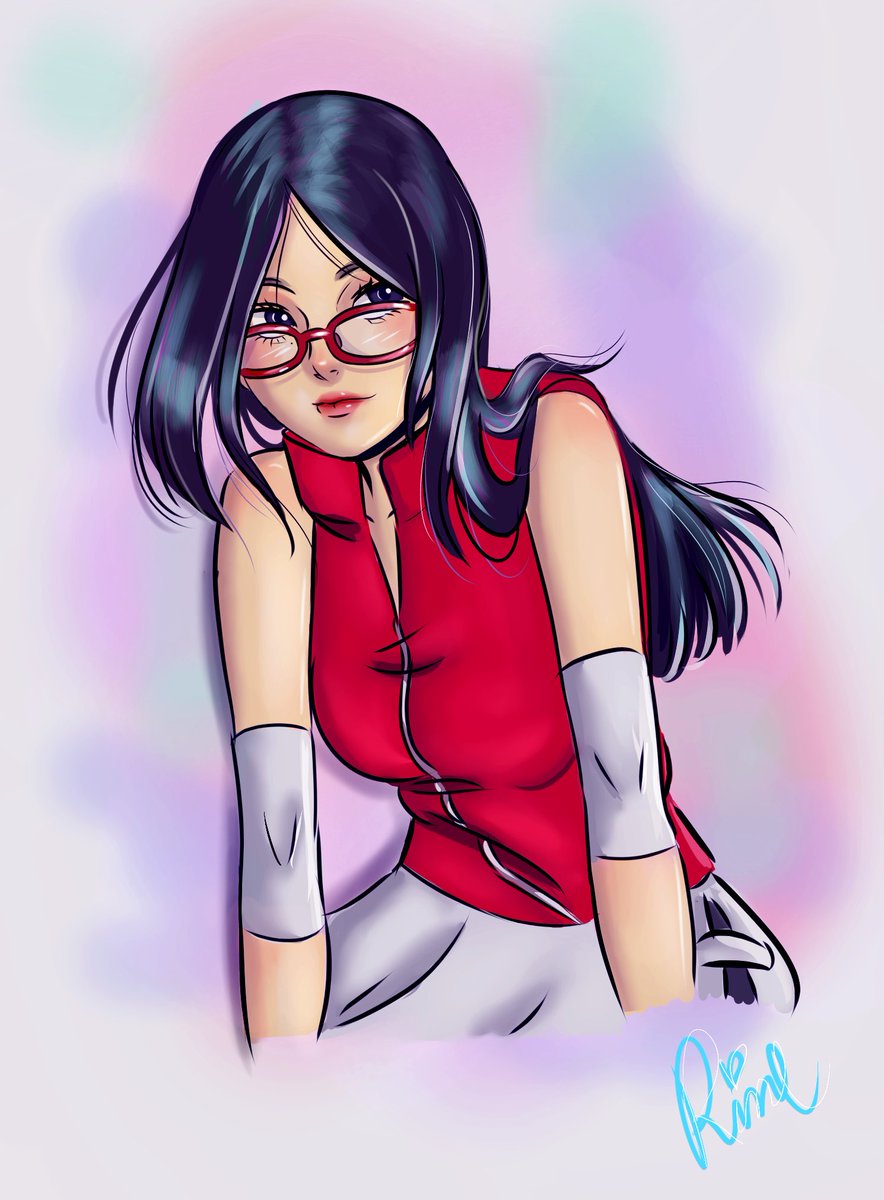 meawcult's tweet photo. a quick doodle of my babe wearing her mama clothes
#sarada https://t.co/BhOHSCIzv9
