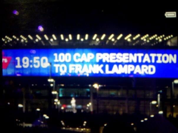 CFCCath's tweet photo. 8 years ago I was lucky enough to be at Wembley to  c Sir Frank get his 100th cap … #sirfrank #franklampard #100thcap #England https://t.co/Kug6uONYci