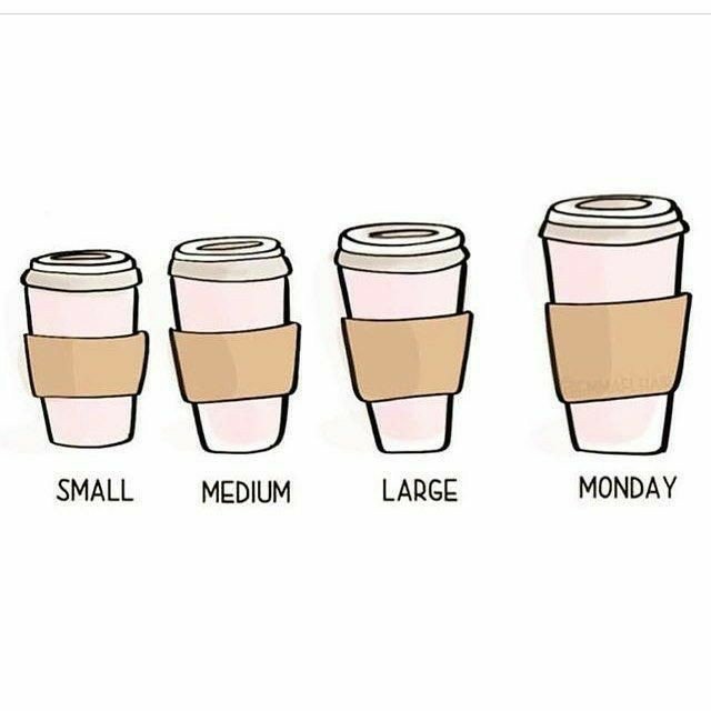 It is Monday. Drink your coffee. Be happy. Do something great that will make a difference in other people's lives.