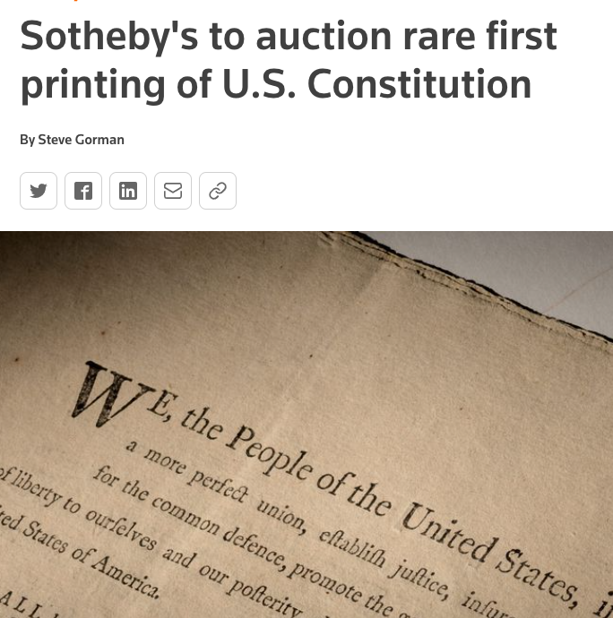 DrewWeth's tweet photo. Happy to have contributed 177,600 PEOPLE (0.1776 ETH) to winning the auction of one of 11 first edition US constitution copies 🇺🇸

https://t.co/ZLbeGrkIyT https://t.co/wZ9VxgC2y7