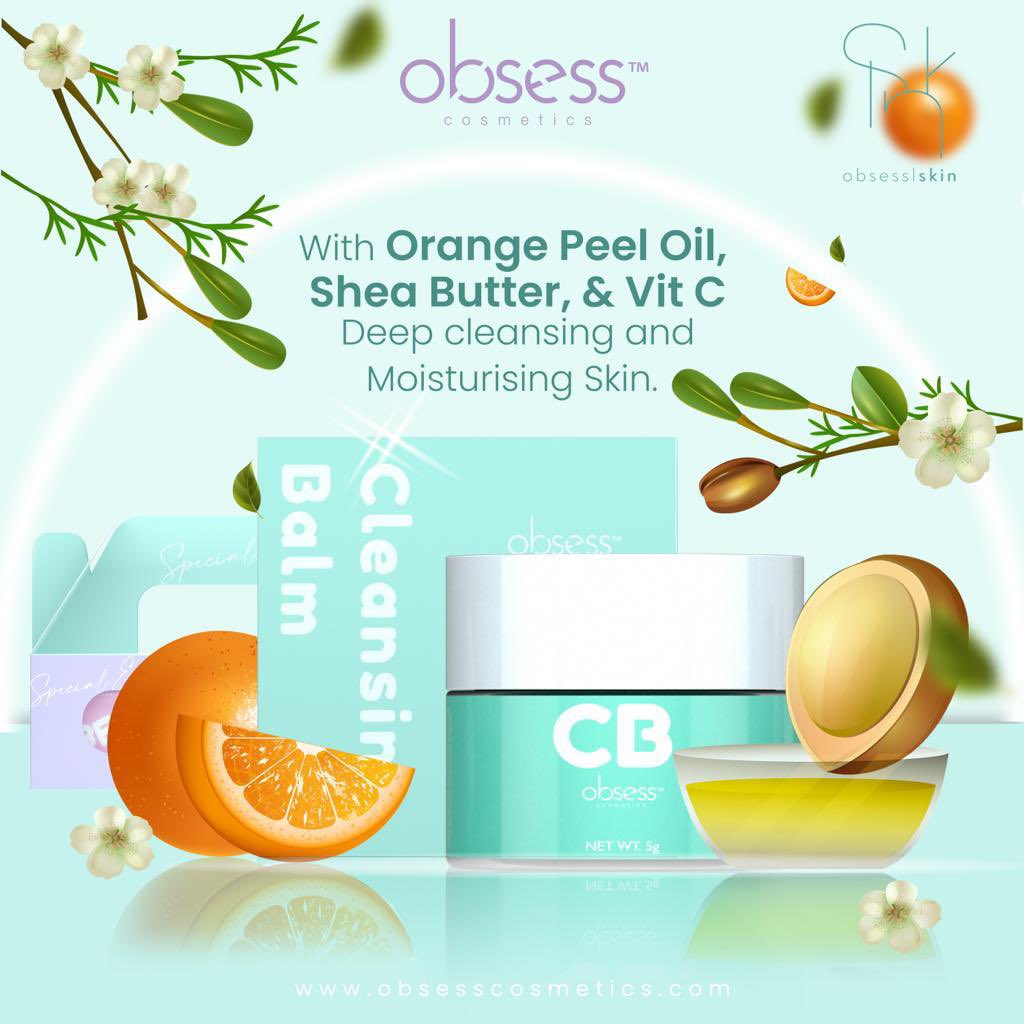 twtbiy's tweet photo. New special edition set of three type of cleansing balm.

✅ Orange Peel Oil, Shea Butter &amp; Vit C for deep cleansing and moisturising skin 

🛒 https://t.co/imzTlVIvAU

#ObsessCosmetics #MuaMalaysia #makeupmalaysia #cleansingbalmobsess #obsesskin https://t.co/wzAsljNGpM