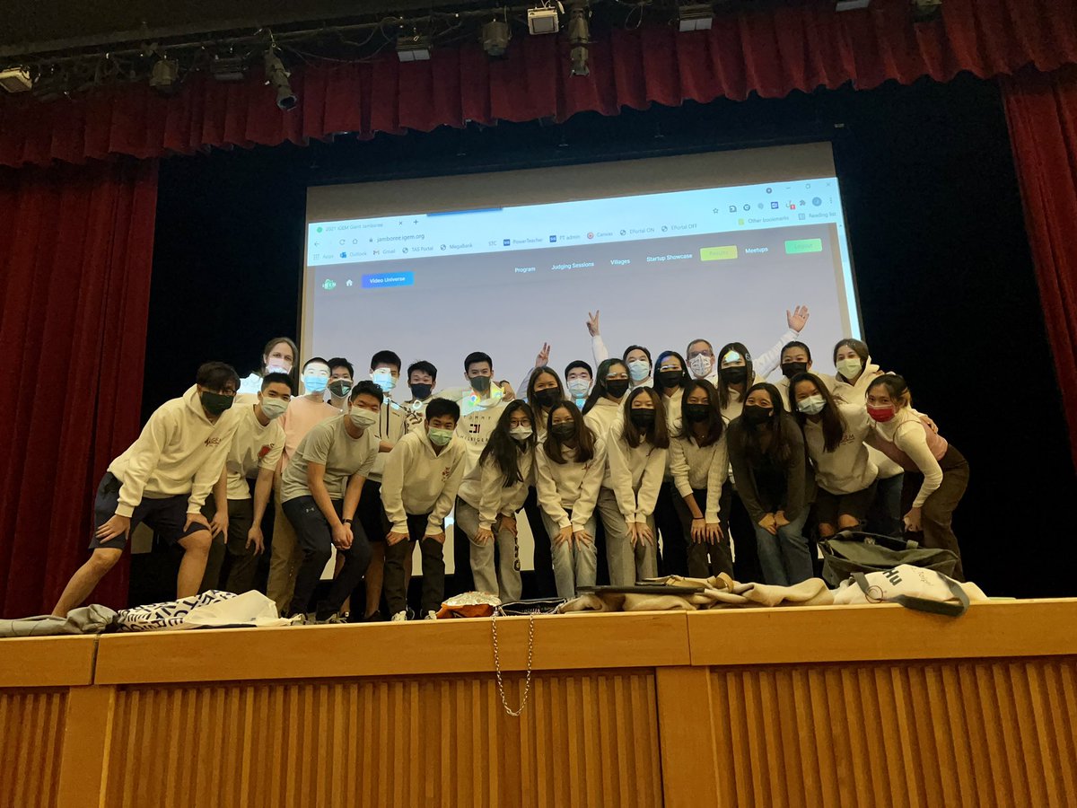 TAS iGEM (@igem_tas) on Twitter photo Absolutely over the moon with how well our UniversO project was received!
Gold, Top 10, 11 Nominations, Best Wiki, Model and SDG! Best of all? The iGEMers Prize! Thanks to everyone for voting us as your favorite HS Project! #iGEM2021 <a href="/iGEM/">iGEM Headquarters</a> Absolutely over the moon with how well our UniversO project was received!
Gold, Top 10, 11 Nominations, Best Wiki, Model and SDG! Best of all? The iGEMers Prize! Thanks to everyone for voting us as your favorite HS Project! #iGEM2021 <a href="/iGEM/">iGEM Headquarters</a>