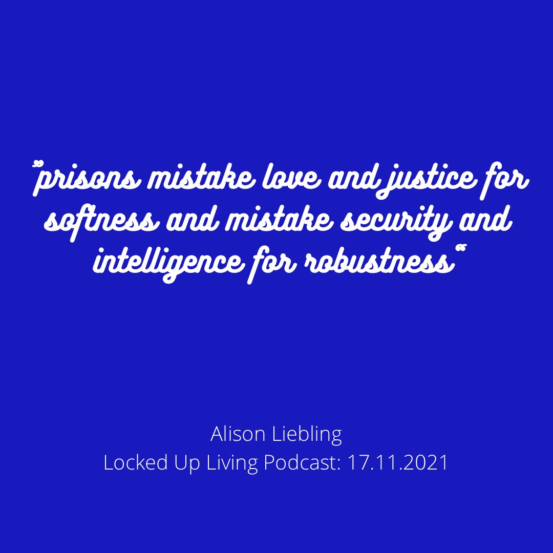 LockedUpLiving's tweet photo. This week ⁦@AlisonLiebling⁩ discusses morality, George Elliott and prisons. https://t.co/lErPygcbVa