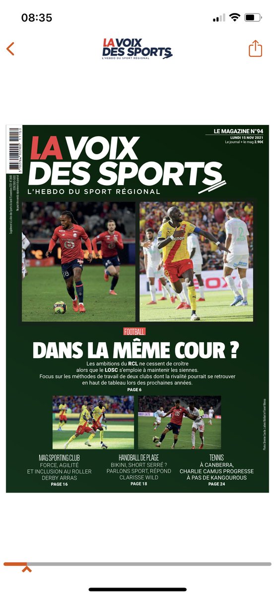 SandArrestier's tweet photo. La passion de la #Coupe #foot, les mots d’Arnaud Pouille, les Bleues @FRABasketball et toute l’actu
@lavoixdessports + son #mag #RCLens #LOSC et un coup de gueule sur les tenues des filles du #beachhand @SaintAmandHand etc. #lecturesdulundi https://t.co/sSKVogRax4