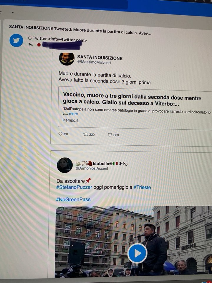 CtxCcsItalia's tweet photo. Potremmo capire perché questi sono gli highlights che riceviamo ?
Nessun account è seguito all’interno di questa email, perché vengono suggeriti ?! Grazie della precisazione  @Twitter https://t.co/qEQklJI8xm