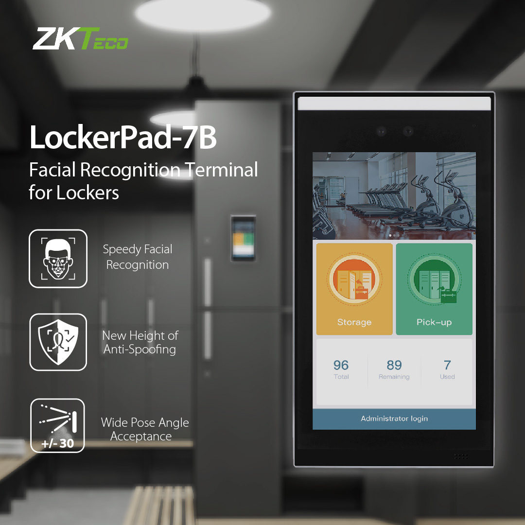 ZKTeco_Pakistan's tweet image. ZKTeco LockerPad-7B is a core part of the ZKTeco Intelligent Locker Solution. It could control at most 96 locks through the ZKTeco lock control boards.
Read more: zkteco.com.pk/product_detail…
Contact us: pakistan@zkteco.com

#lockerpad  #TouchlessBiometrics #accessterminal #ZKTeco