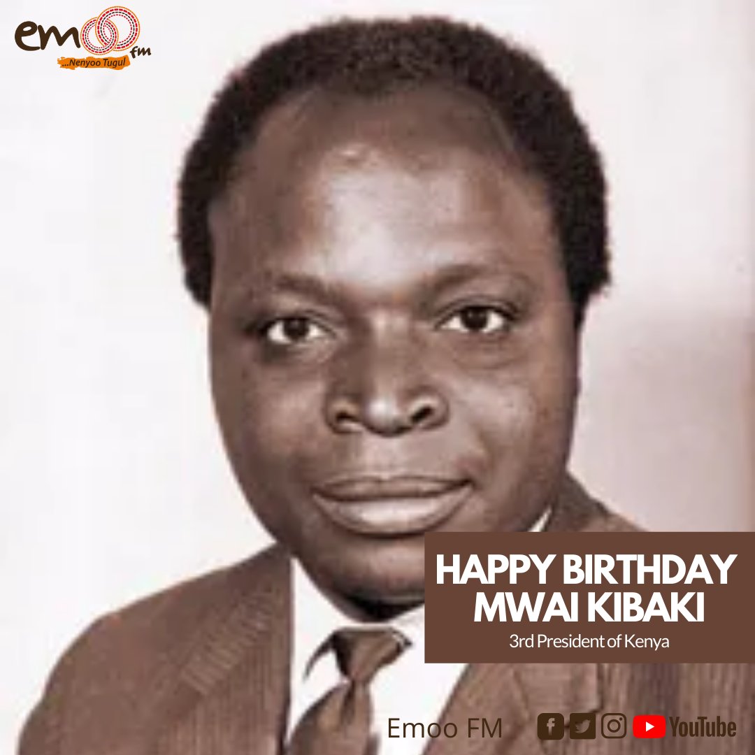 Join us in wishing the 3rd President of Kenya H.E Mwai Kibaki a Happy 90th Birthday   