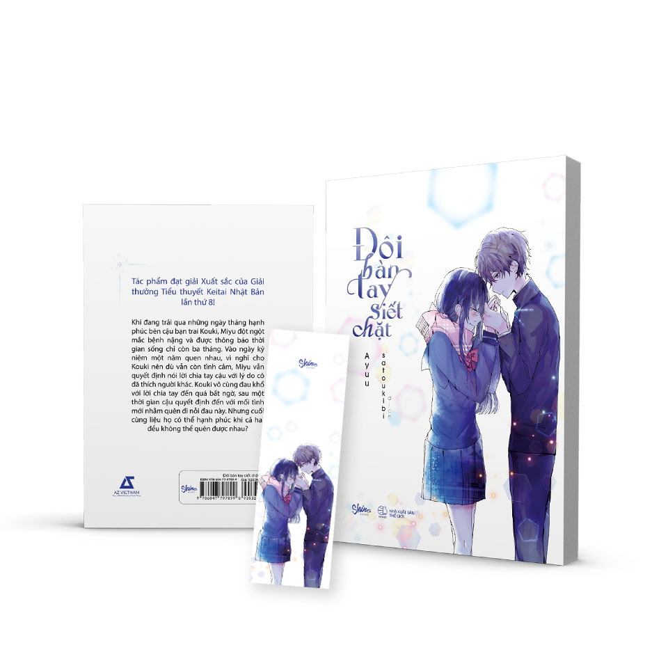 bookaholicvn's tweet photo. [Điểm tin sách mới]
Đôi Bàn Tay Siết Chặt
#Ayuu

Khi đang trải qua những ngày tháng hạnh phúc bên cậu bạn trai Kouki, Miyu đột ngột mắc bệnh nặng và được thông báo thời gian sống chỉ còn ba tháng. https://t.co/bHOSoLjfNH