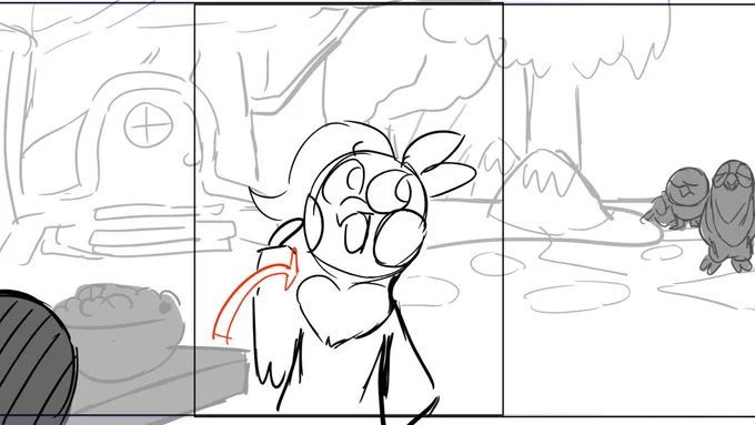 some panels from a board im working on for my story mentorship! 