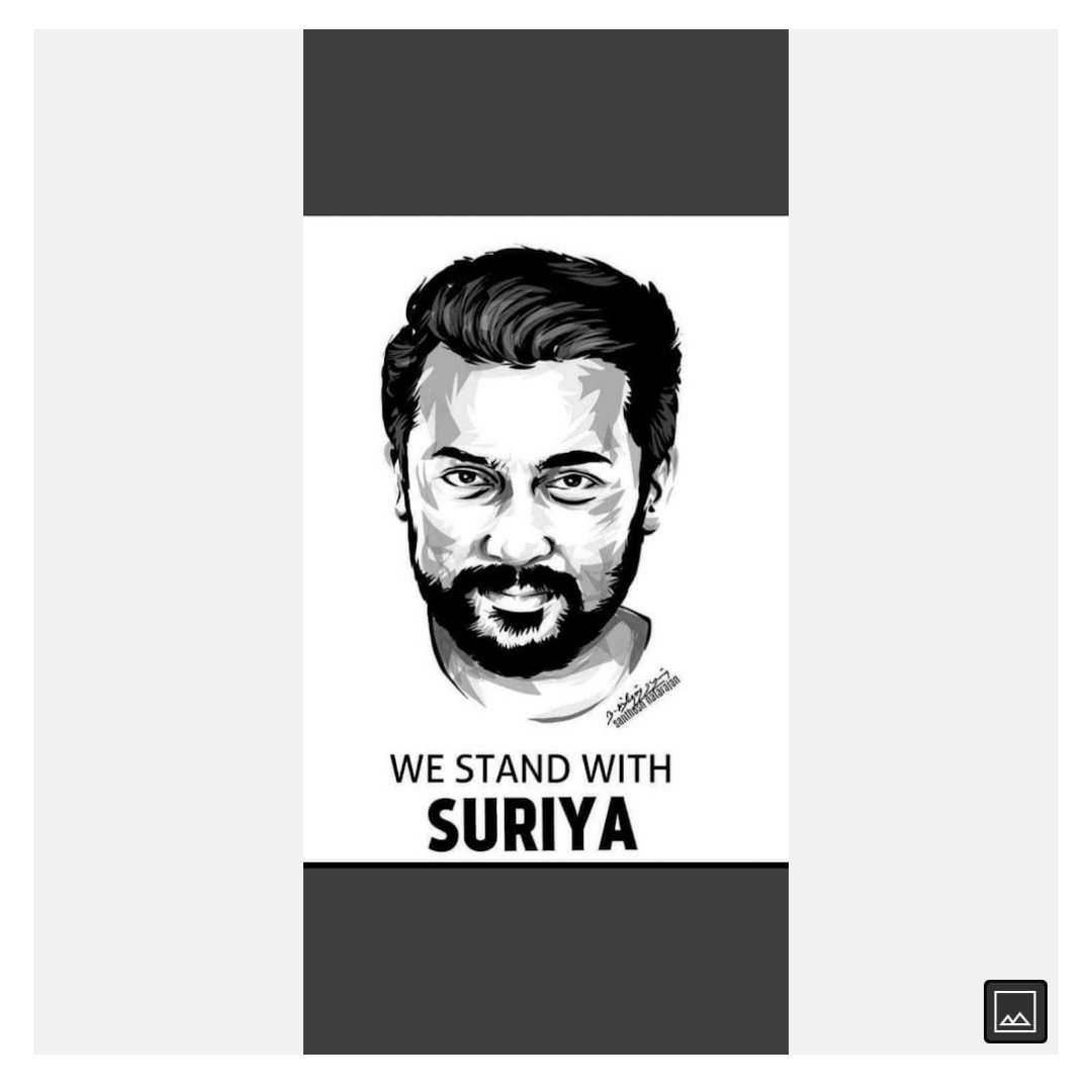 mdinesh667's tweet photo. #WeStandWithSuriya  #weStandwithSurya 
❤️ https://t.co/ZLU5nUeadh